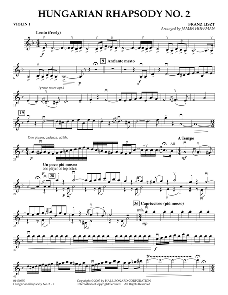 Hungarian Rhapsody No. 2 - Violin 1