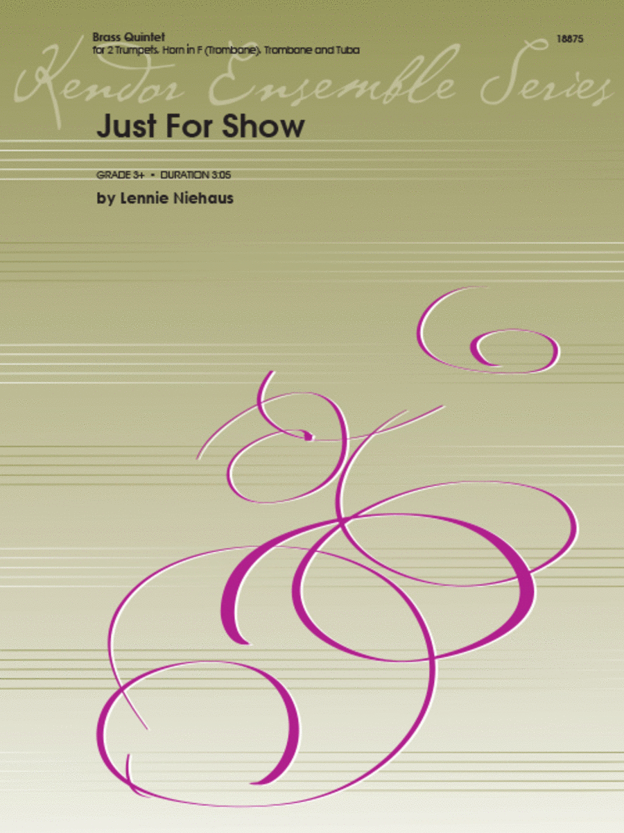 Just For Show School and Community scores gallery preview page 1