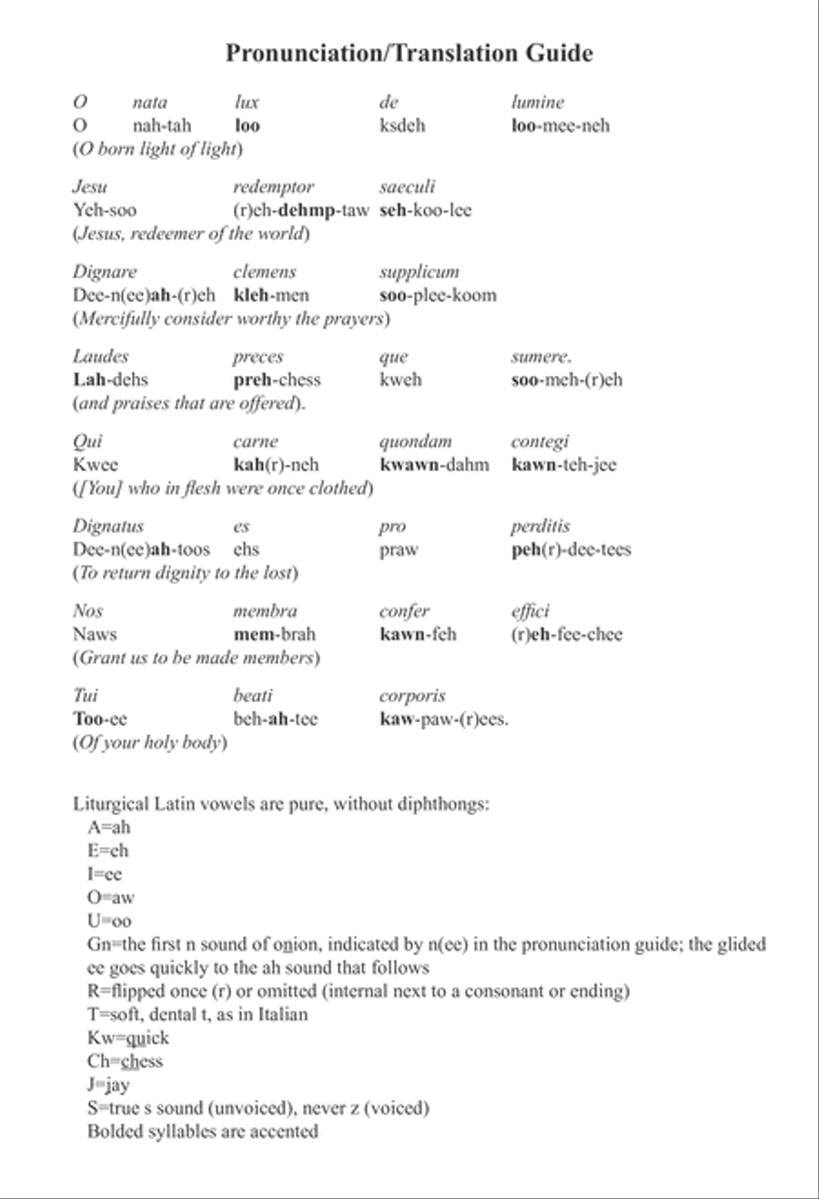 O Nata Lux O Nata Lux 3-Part scores gallery preview page 2