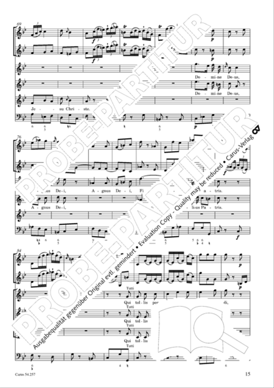 Missa Sancti Aloysii SSA scores gallery preview page 16