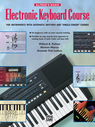 Book cover for Alfred's Basic Electronic Keyboard Course