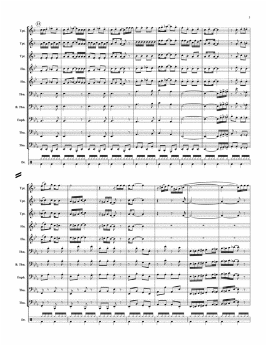 The Yellow Dog Rag Brass Ensemble scores gallery preview page 4