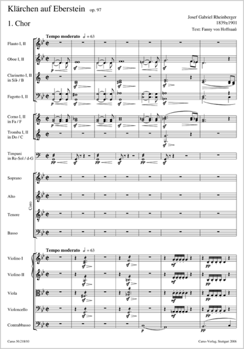 Choral ballads IIIa (Complete edition, Vol 18a)