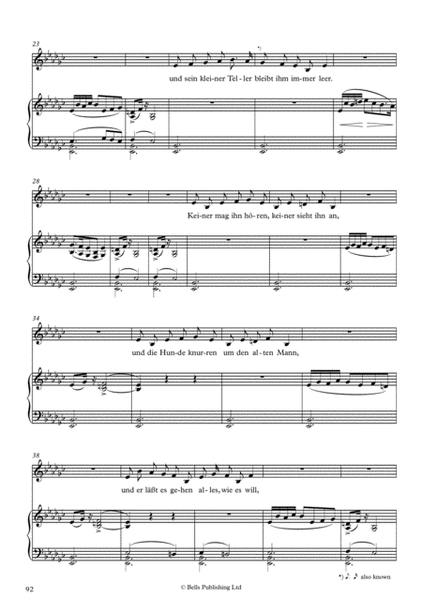 Der Leiermann, Op. 89 No. 24 (E-flat minor)