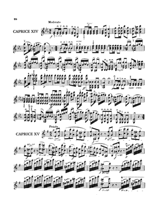 Paganini: Twenty-Four Caprices, Op. 1 No. 15