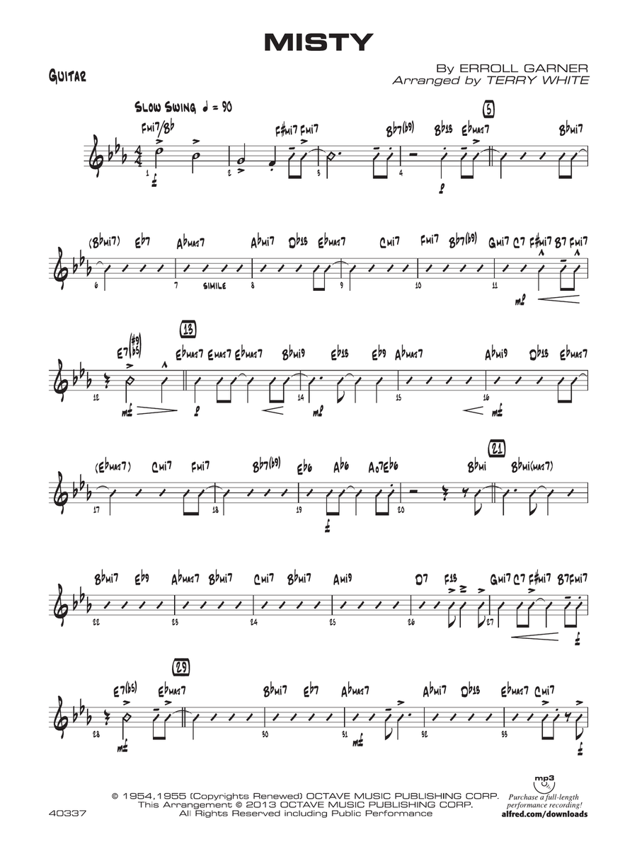 Misty: Guitar