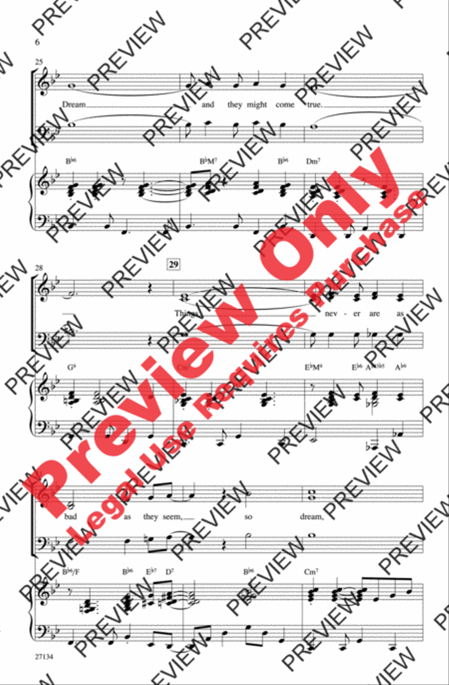 Dream 3-Part scores gallery preview page 6
