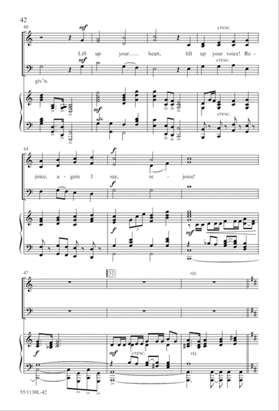 Journey to the Cross 3-Part scores gallery preview page 43