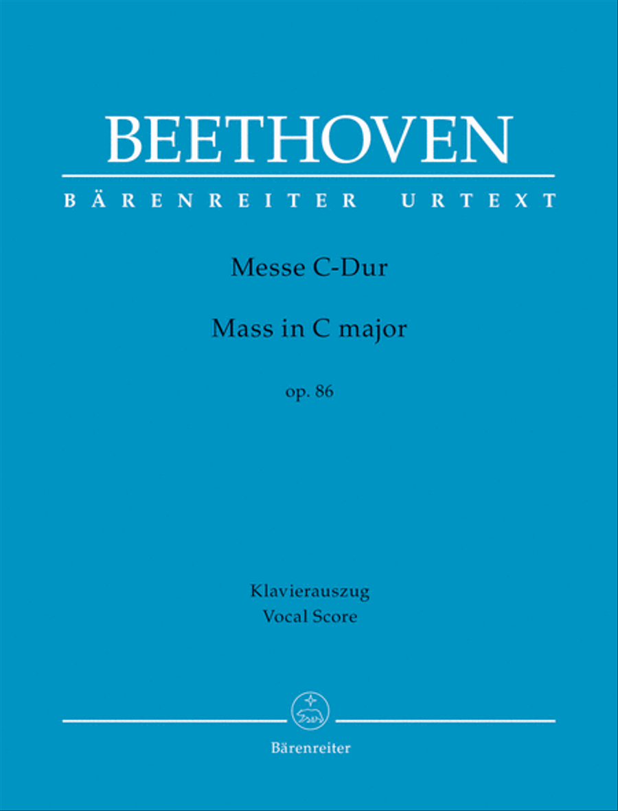 Mass C major op. 86 4-Part scores gallery preview page 1