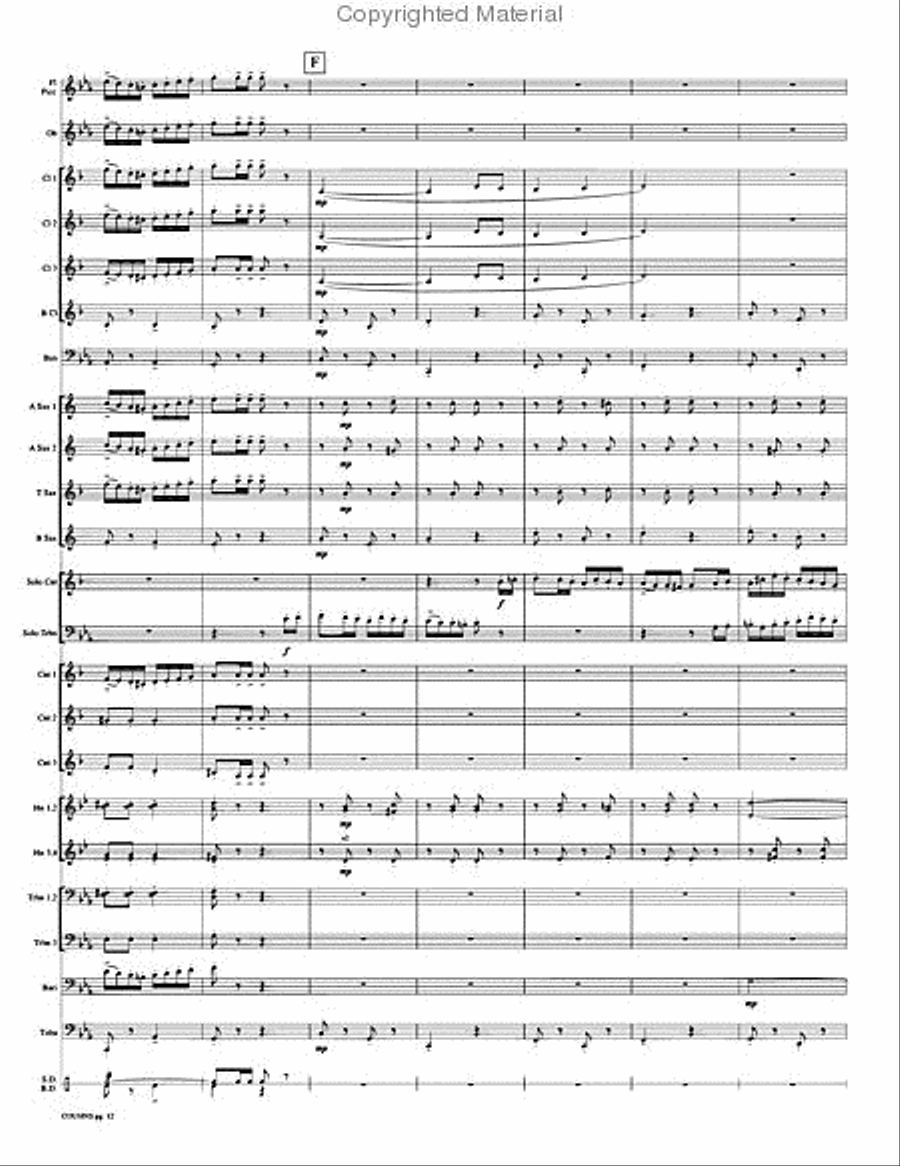 Cousins Cousins Concert Band scores gallery preview page 15