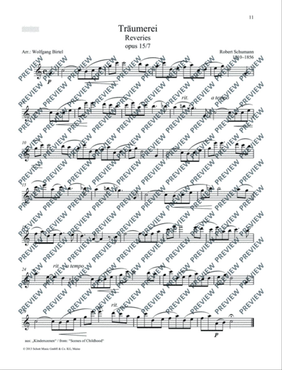 Classical Highlights for Flute Flute Solo scores gallery preview page 12