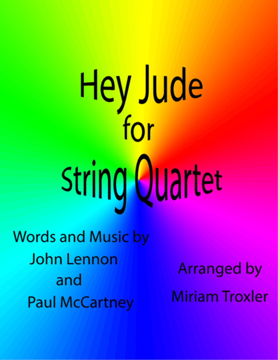 Hey Jude String Quartet scores gallery preview page 1