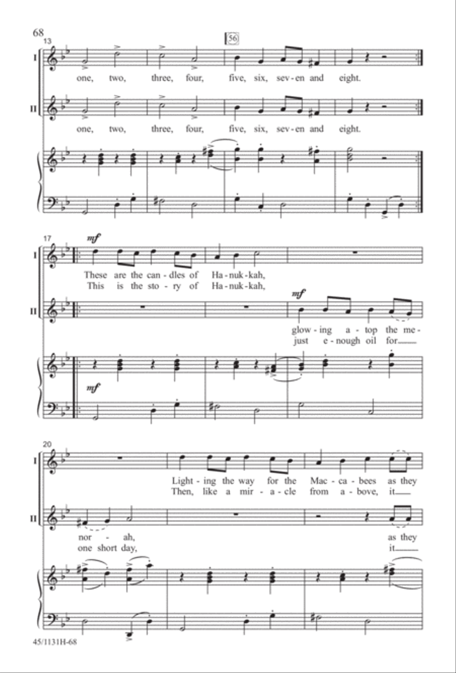 Singable Solutions for Winter Holidays 2-Part scores gallery preview page 68