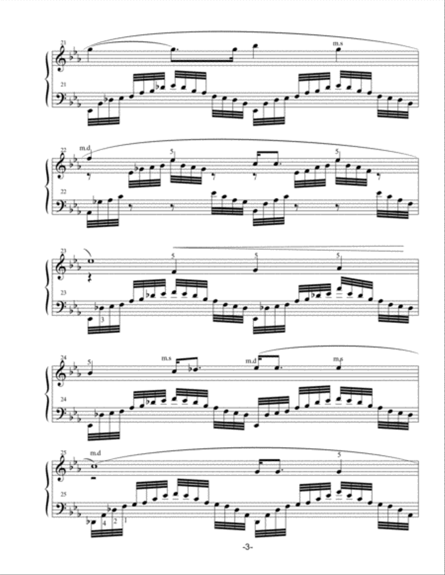 Lord I Want to Be a Christian Piano Solo scores gallery preview page 3