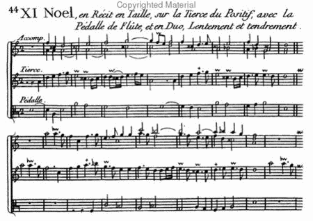 Book of noels for organ and harpsichord