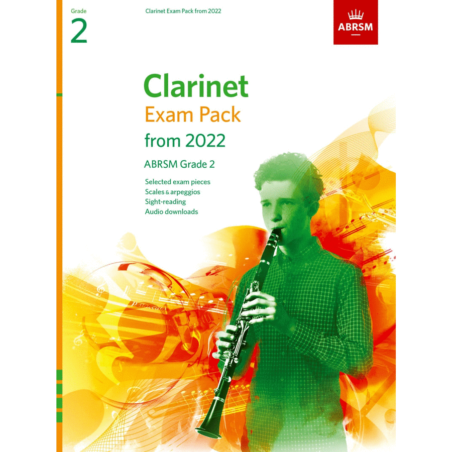Clarinet Exam Pack from 2022, ABRSM Grade 2 Clarinet scores gallery preview page 1