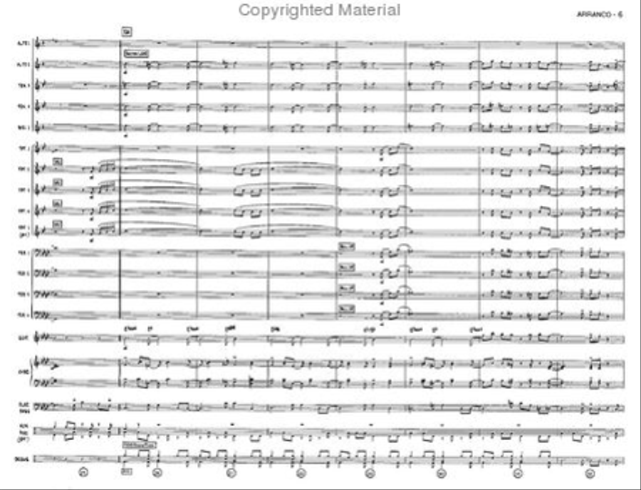 Arranco Jazz Ensemble scores gallery preview page 5