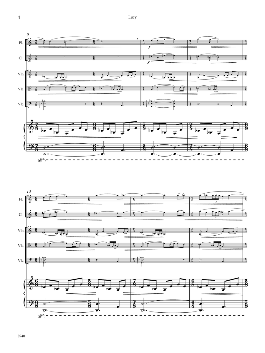 Lucy B-Flat Clarinet scores gallery preview page 6