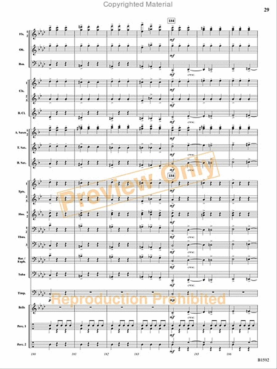 Dance of the Trolls Concert Band scores gallery preview page 62