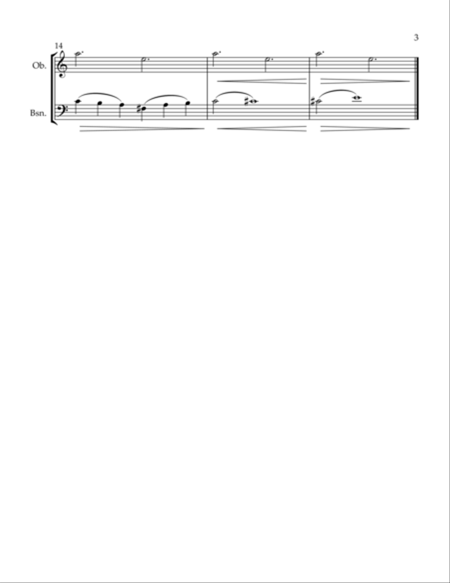 The Fallen Soldier The Fallen Soldier Woodwind Duet scores gallery preview page 3