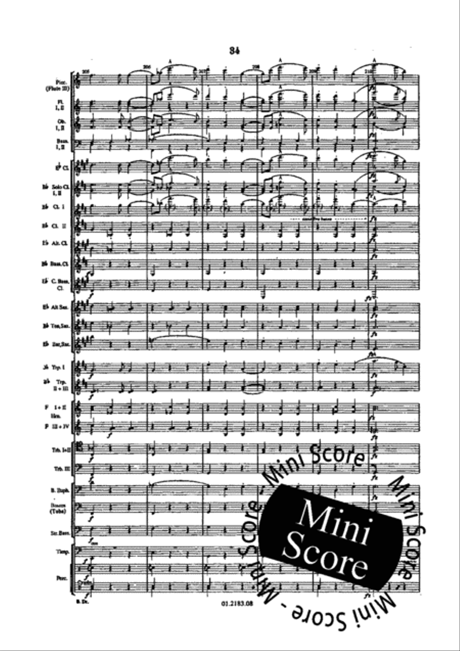 Der Zigeunerbaron Concert Band scores gallery preview page 40