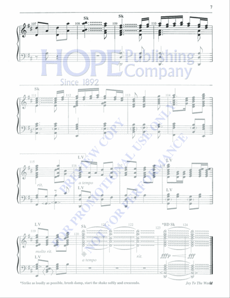 Joy to the World Joy to the World 5-Octaves scores gallery preview page 7