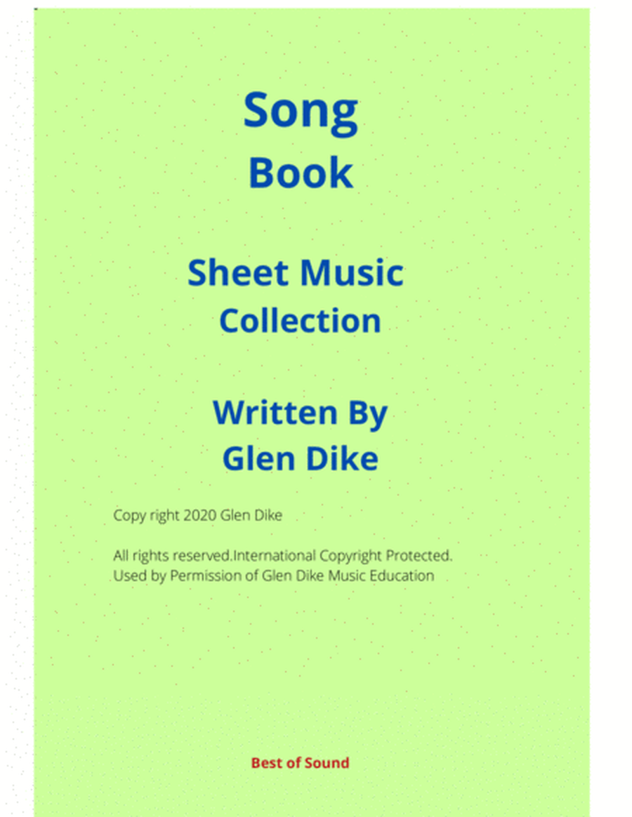 Song Book Collection Classical and Traditional Piano Music