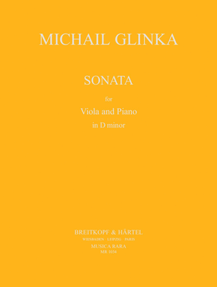 Book cover for Sonata in D minor