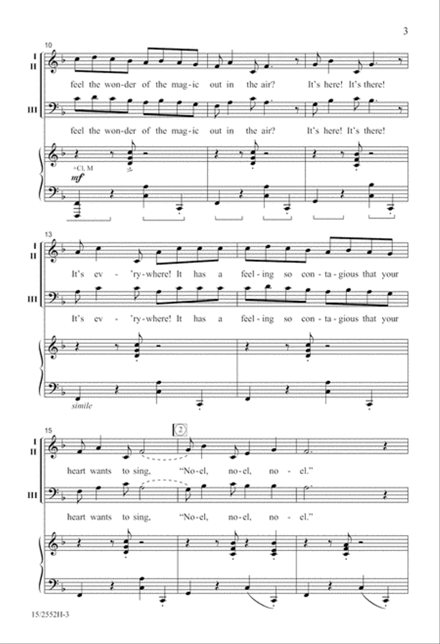 Jamaican Noel 3-Part scores gallery preview page 4