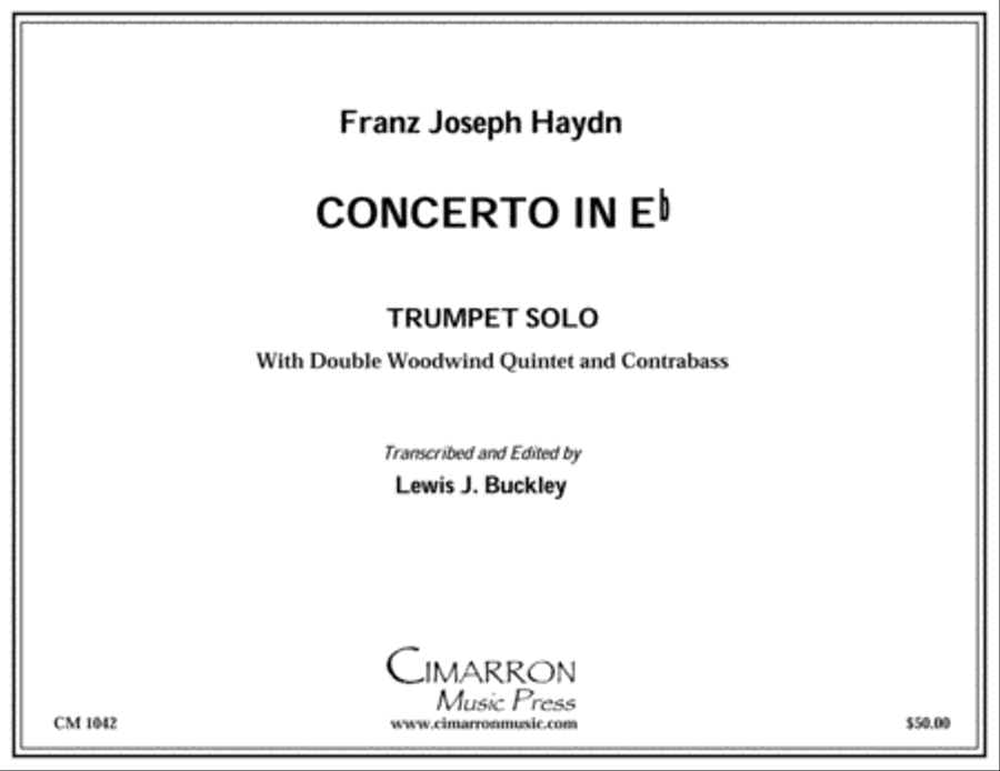 Concerto for Trumpet Concerto for Trumpet Woodwind Quintet scores gallery preview page 1
