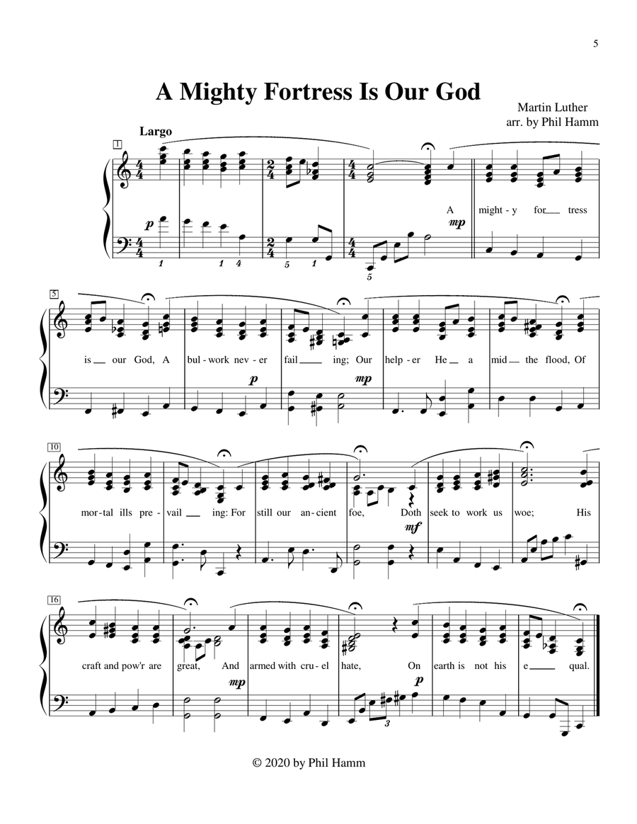 Jazzy Hymn Arrangements Book One-3rd Edition Piano Method scores gallery preview page 4
