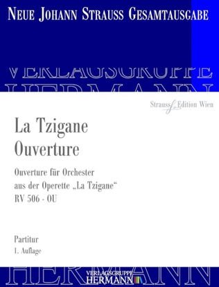 Book cover for La Tzigane Ouverture RV 506-OU