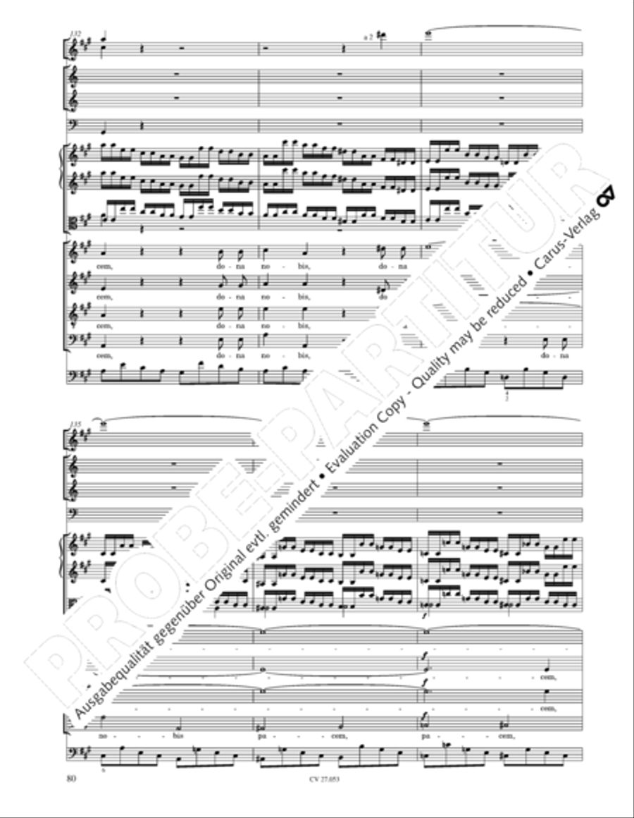 Creation Mass in A-major after Joseph Haydn (Schopfungsmesse in A nach Joseph Haydn) 4-Part scores gallery preview page 81