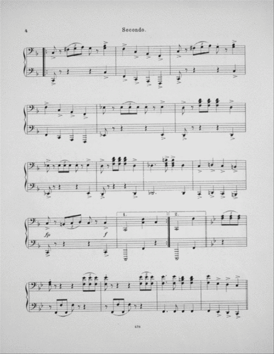 World's Columbian Exposition March Piano Duet scores gallery preview page 5