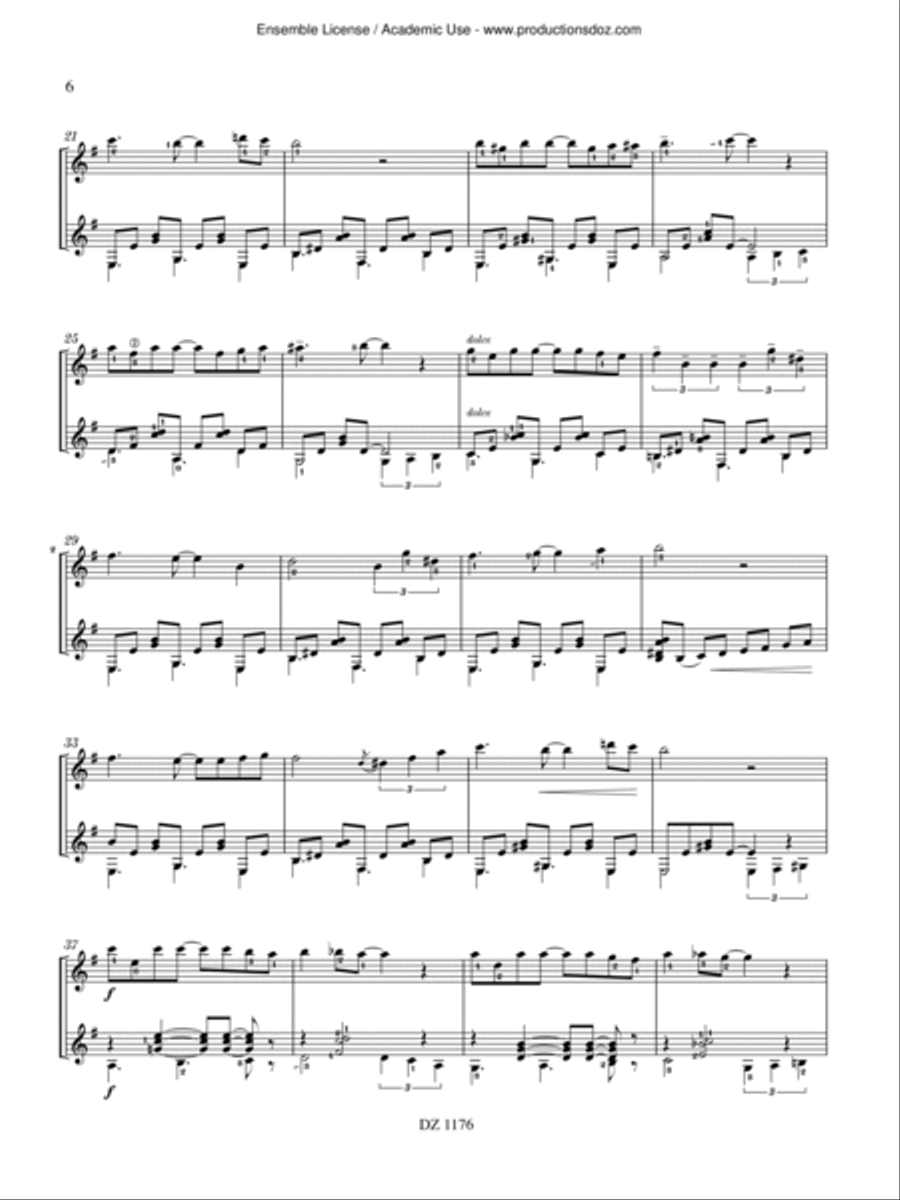 Milonga d'octobre, Rumba Marica Classical Guitar scores gallery preview page 6