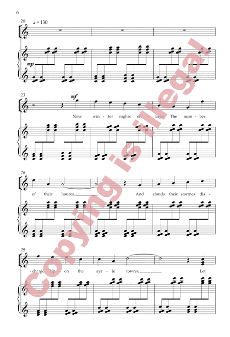 Winter Lullabies (Choral Score) SA scores gallery preview page 7
