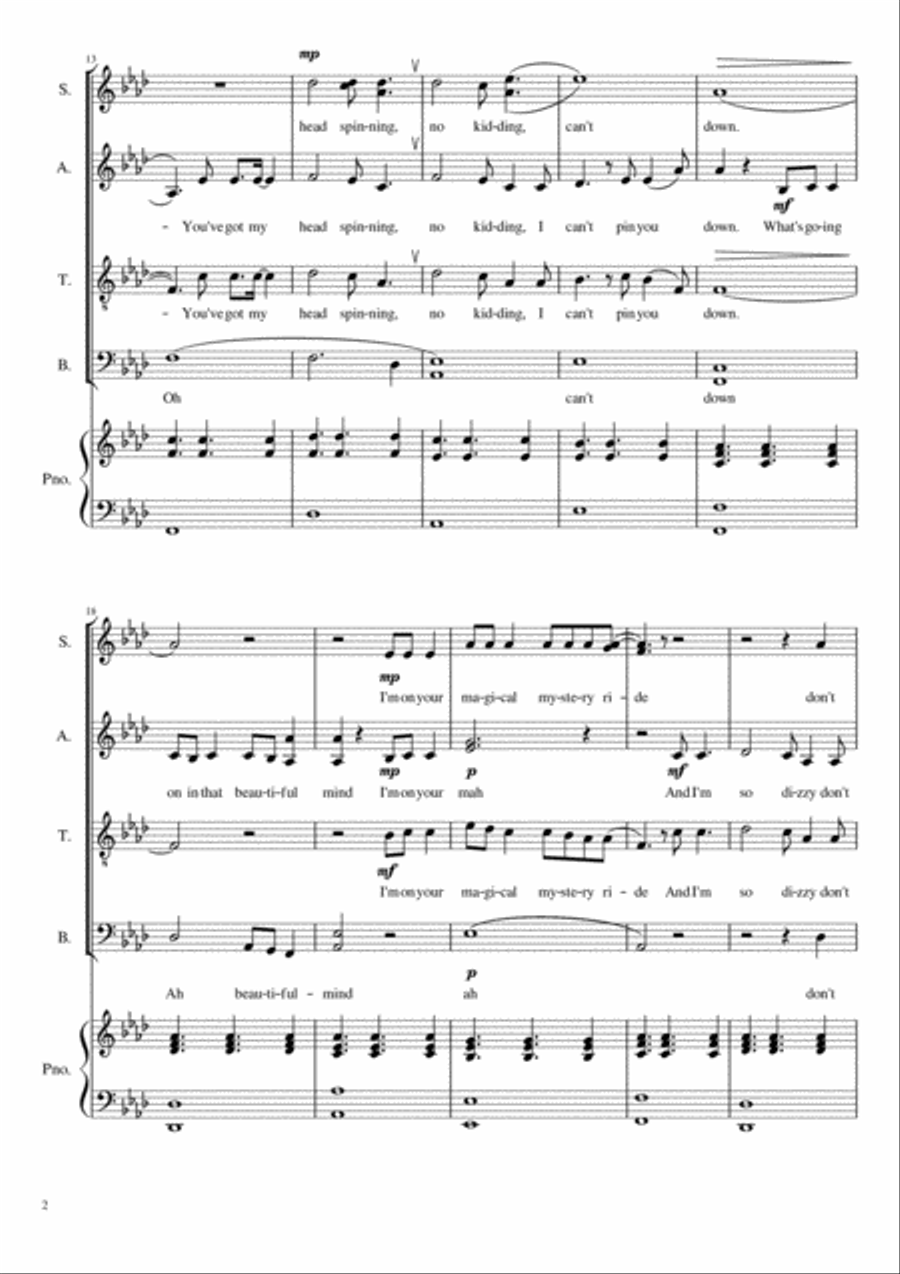 All Of Me 4-Part scores gallery preview page 2