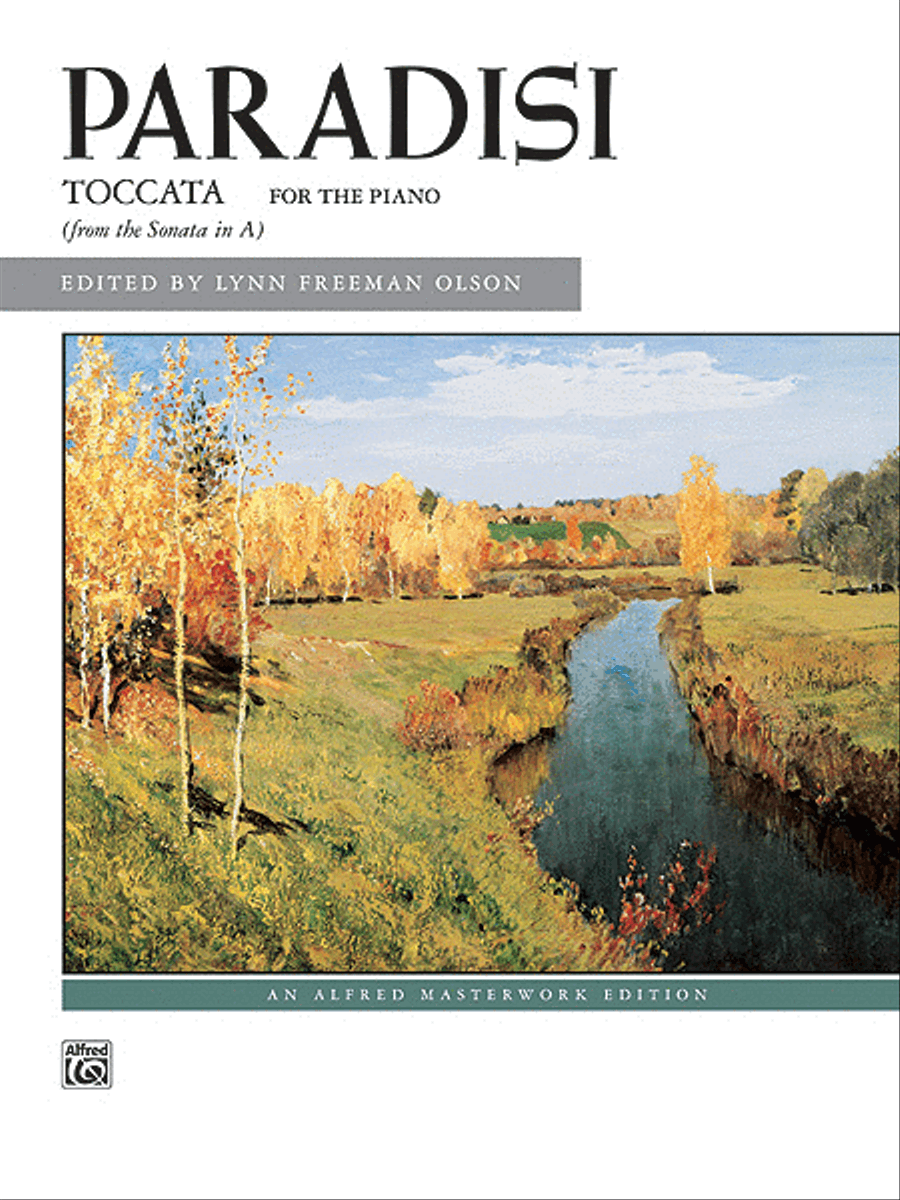 Paradisi: Toccata (from the Sonata in A) Small Ensemble scores gallery preview page 1