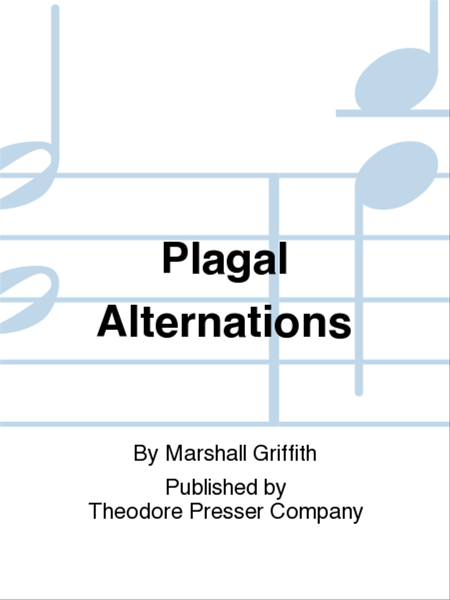 Plagal Alternations Chamber Music scores gallery preview page 1