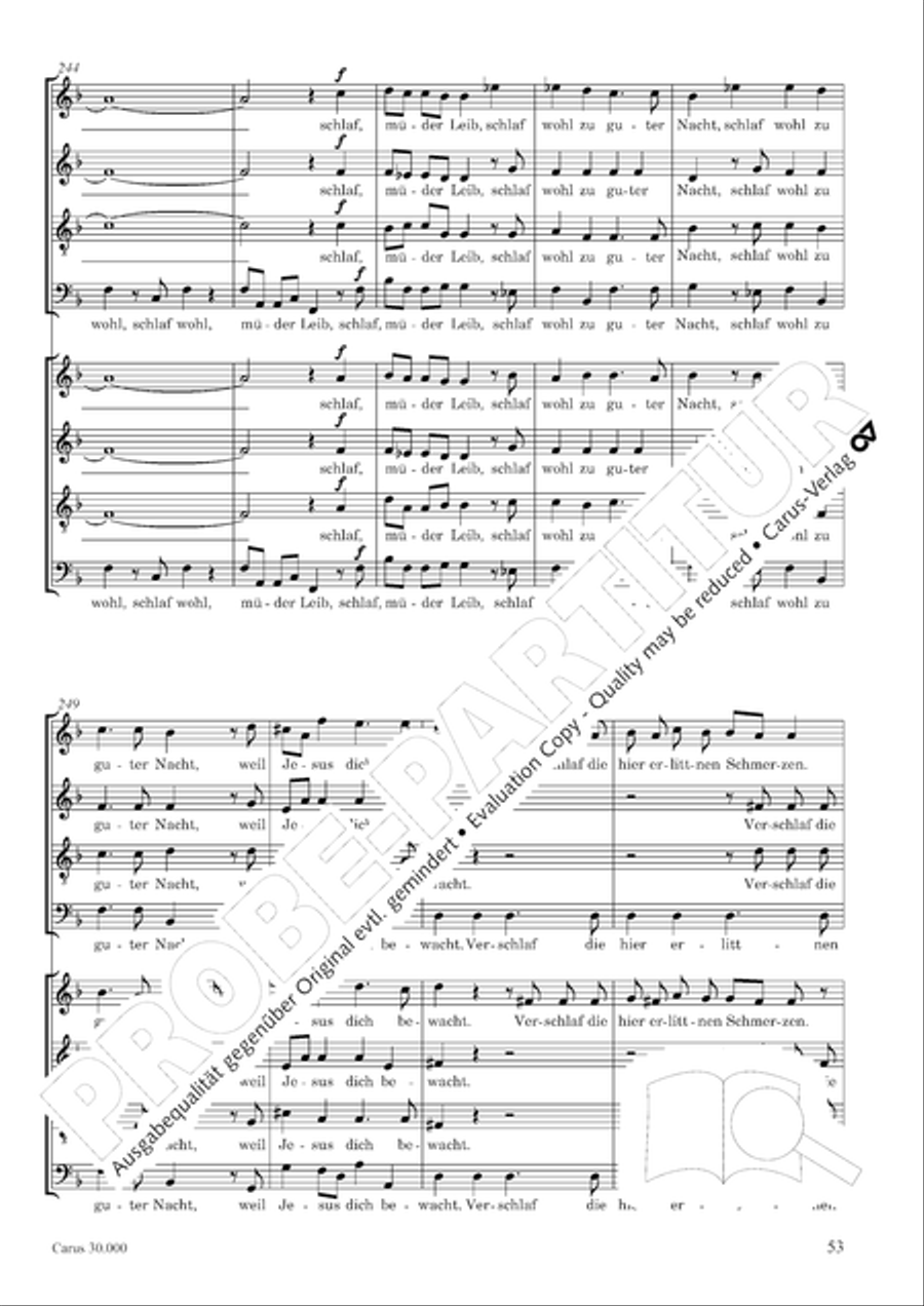 J.L. Bach: The complete motets Choir scores gallery preview page 60