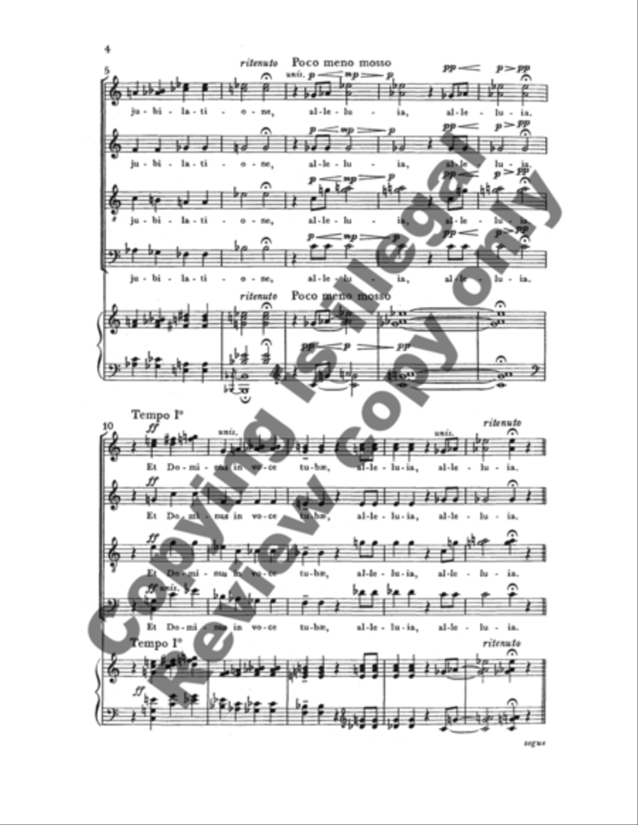Ascension Cantata Ascension Cantata 4-Part scores gallery preview page 9