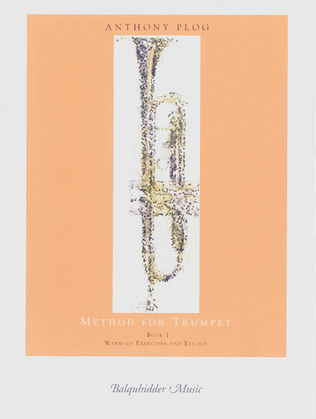 Book cover for Method For Trumpet - Book 1 (Warm-Up Exercises And Etudes)