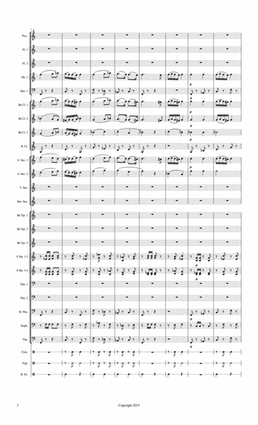 Victory March (1908) for Concert Band (score)