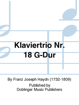 Book cover for Klaviertrio Nr. 18 G-Dur
