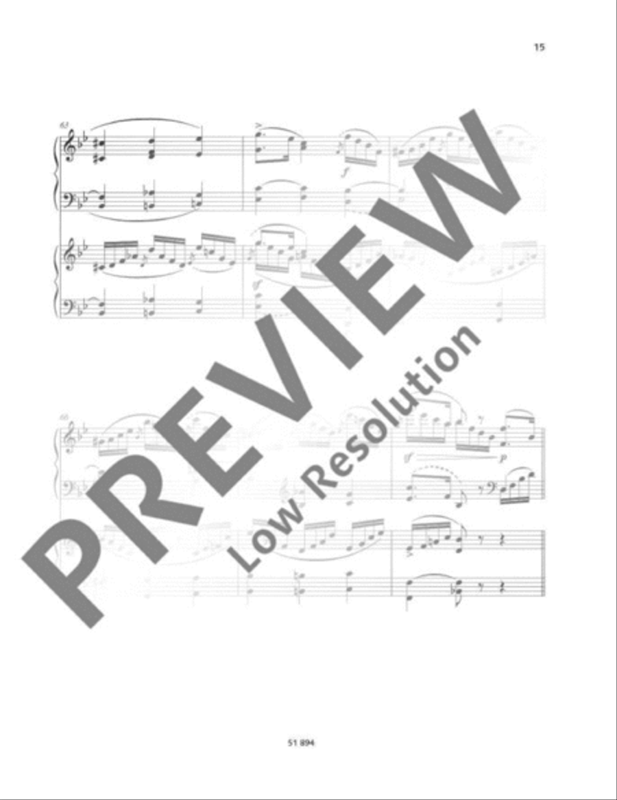 Andante and Variations B flat Major Piano scores gallery preview page 16