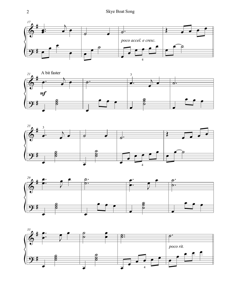 Skye Boat Song (Theme from 