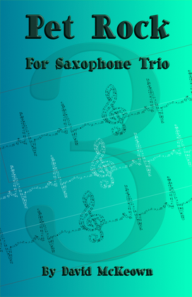 Book cover for Pet Rock, a Rock Piece for Saxophone Trio
