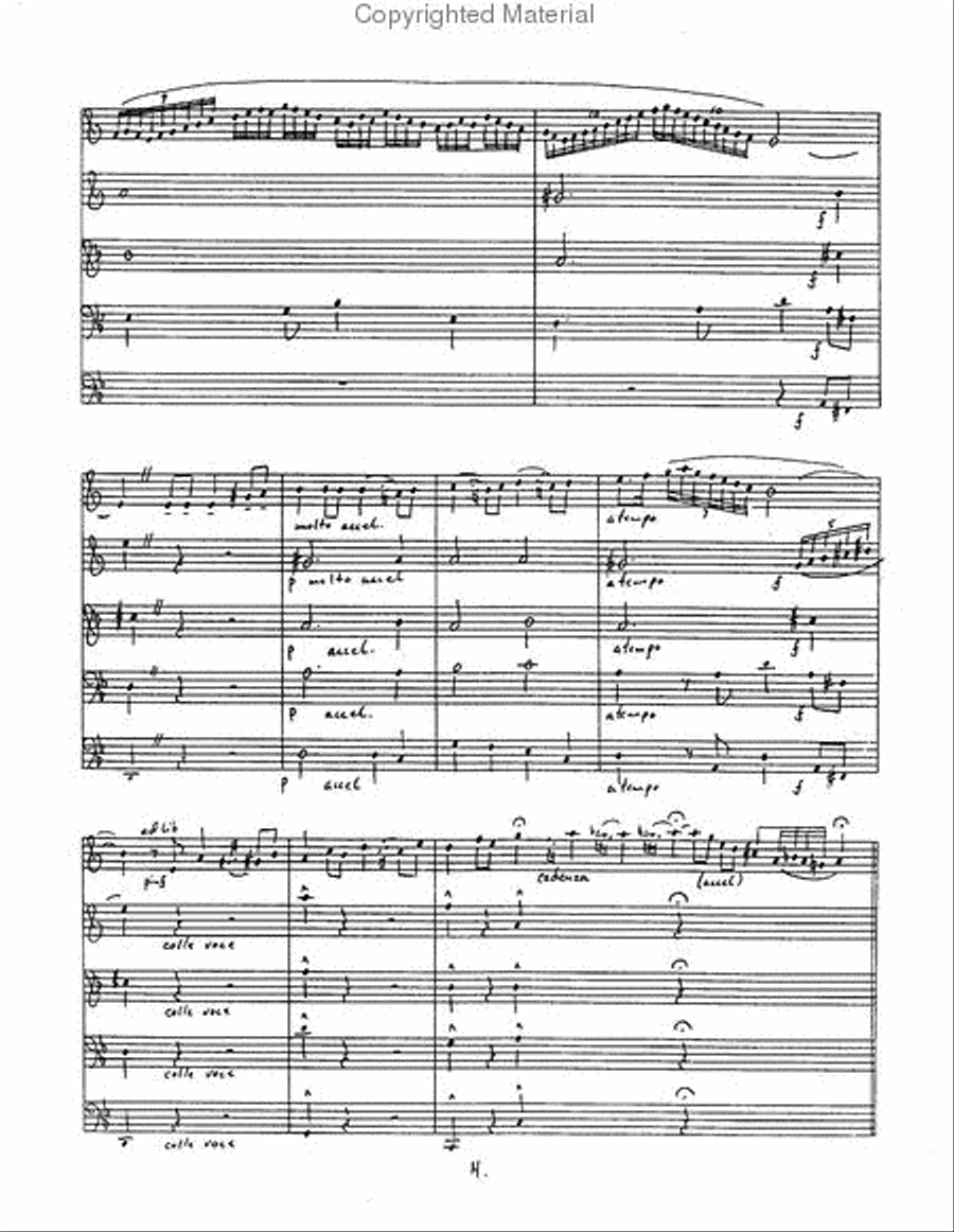 La Virgen De La Macarena for Brass Quintet Brass Quintet scores gallery preview page 6