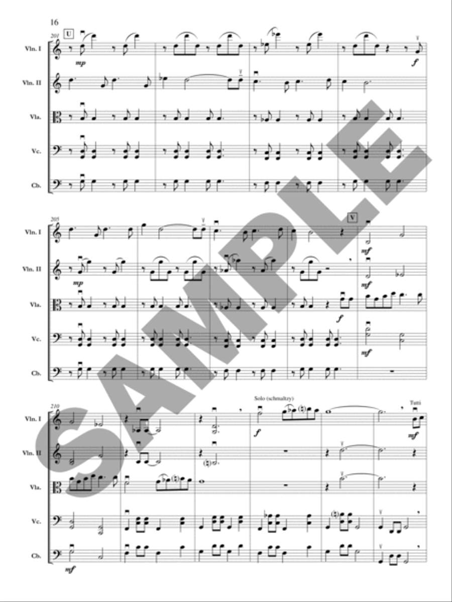 Classic Hanukkah Medley Classic Hanukkah Medley Orchestra scores gallery preview page 17