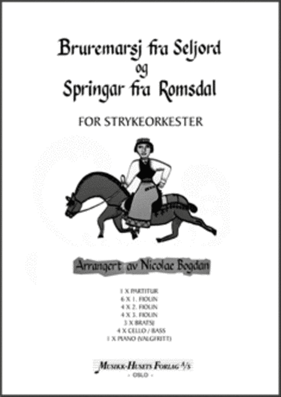 Bruremarsj Fra Seljord og Springar Fra Romsdal String Orchestra scores gallery preview page 1